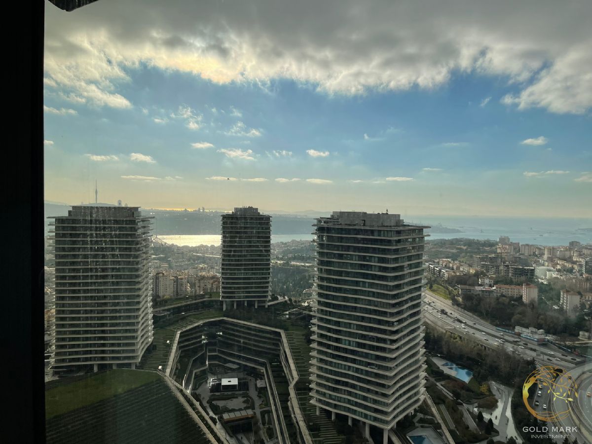 Çiftçi Towers 251m2  Boğaz Manzaralı Muhteşem 3+1 Daire